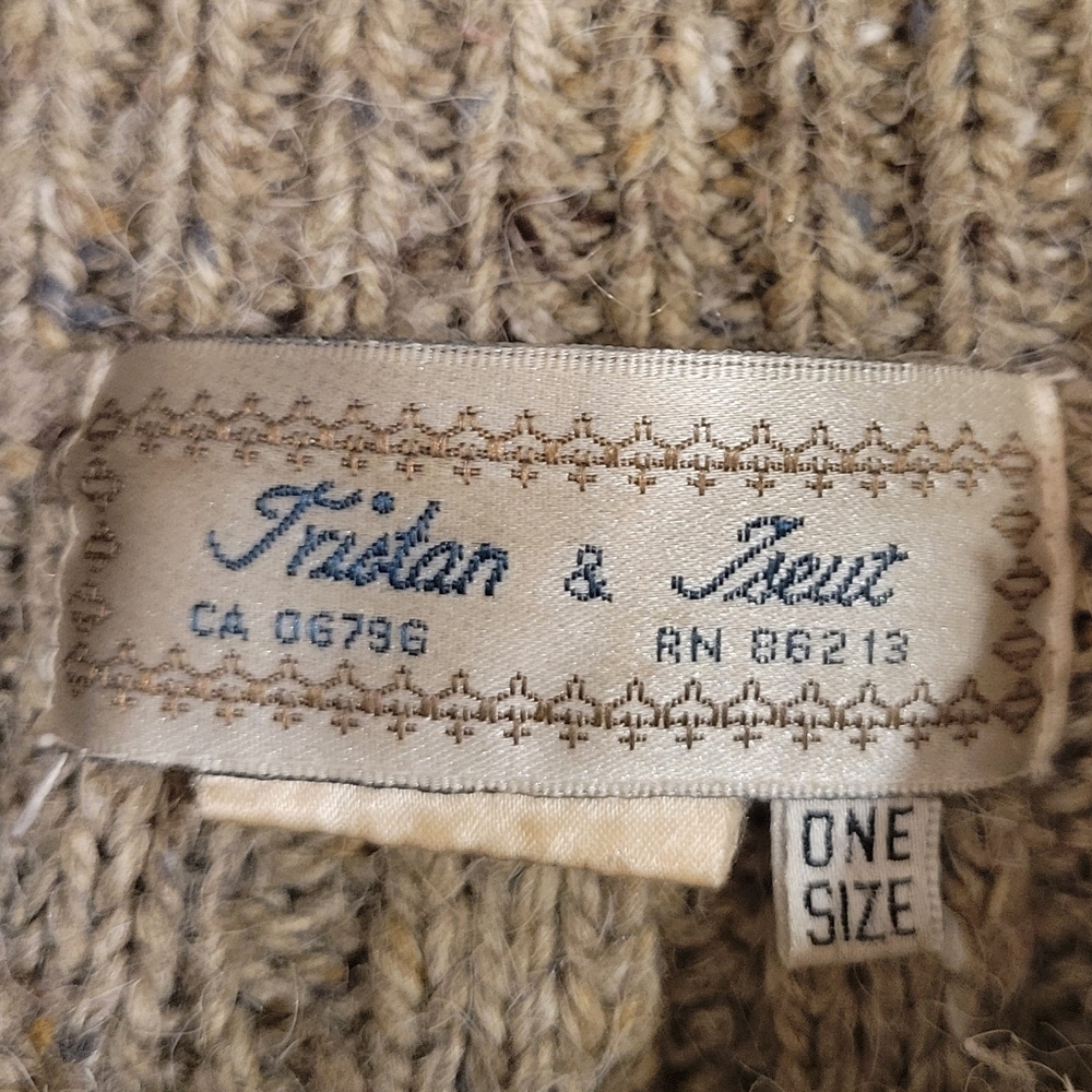 Knit Women's Beige Long Sweater